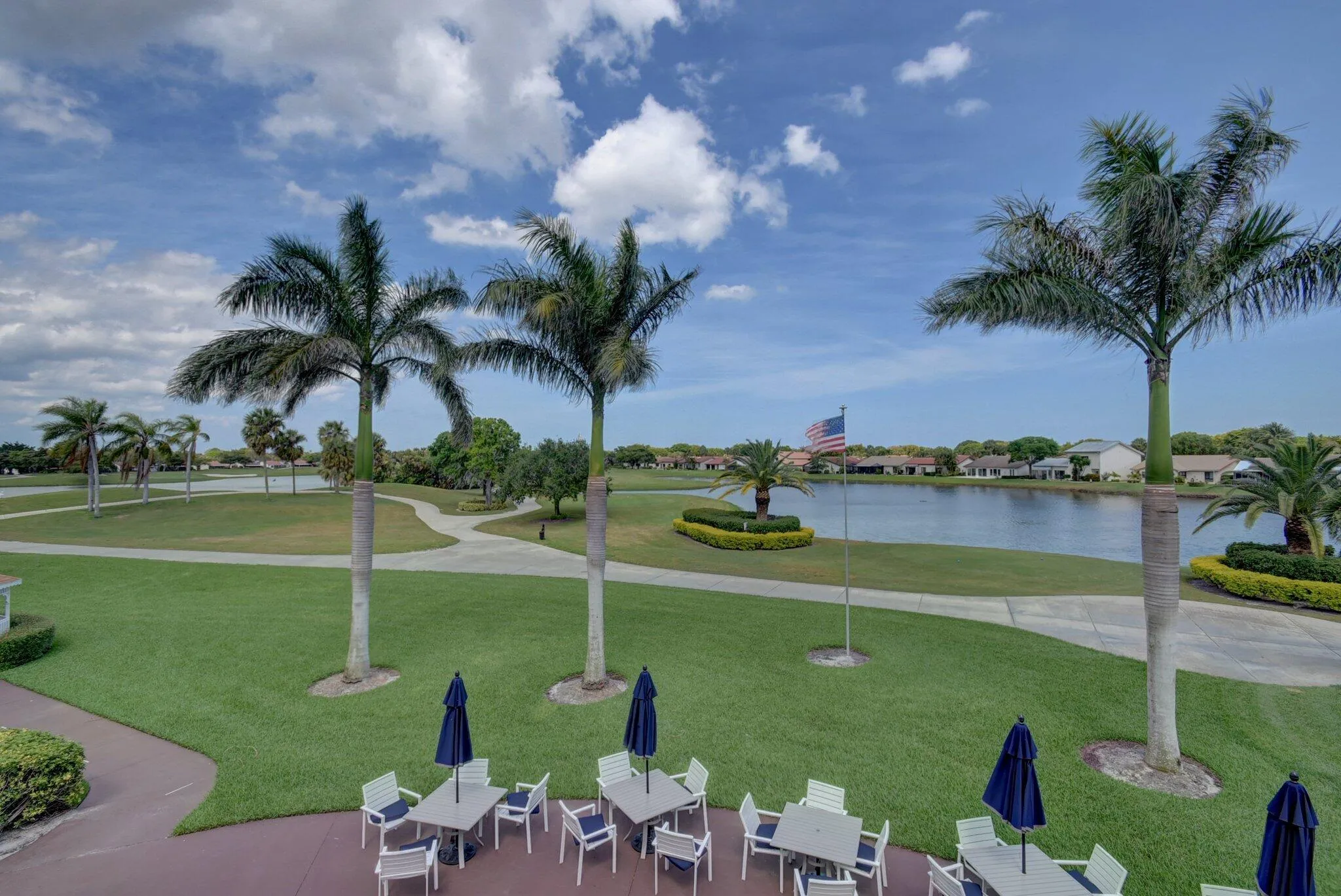 Relax after a round of golf