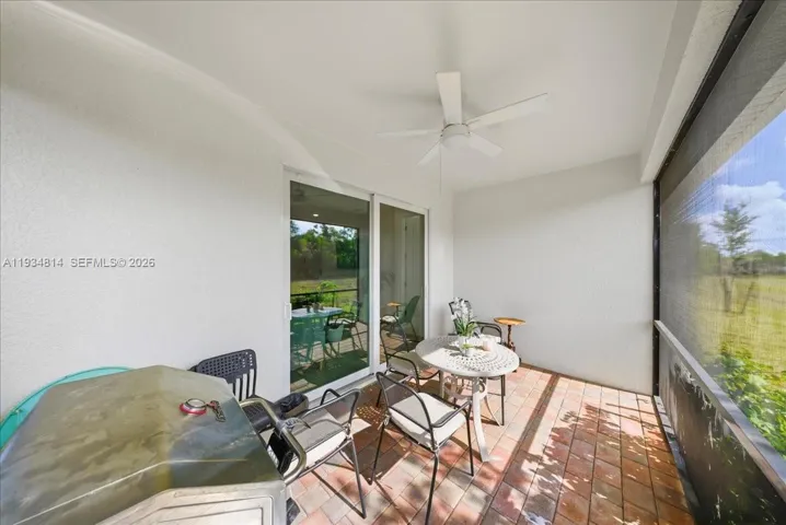 with ceiling fan