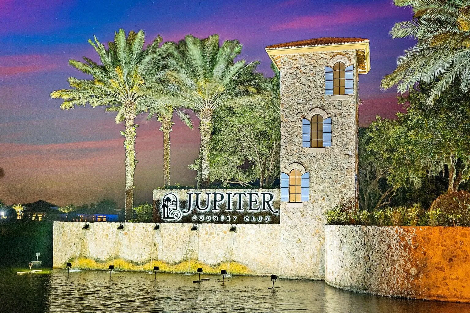 Entrance to Jupiter Country Club