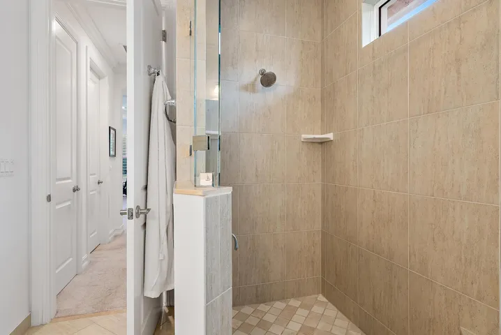 Primary bathroom with walk-in shower