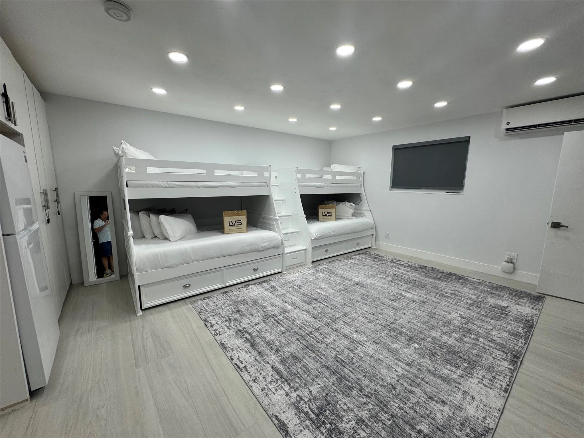 Bedroom #4 with Twin over Full plus trundles.