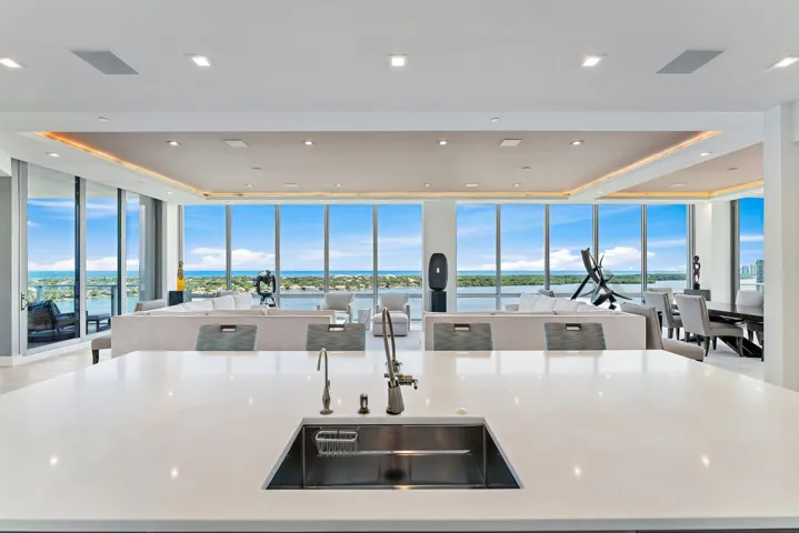 View to Ocean from Kitchen
