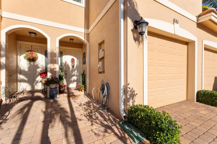 ENTRANCE AND GARAGE