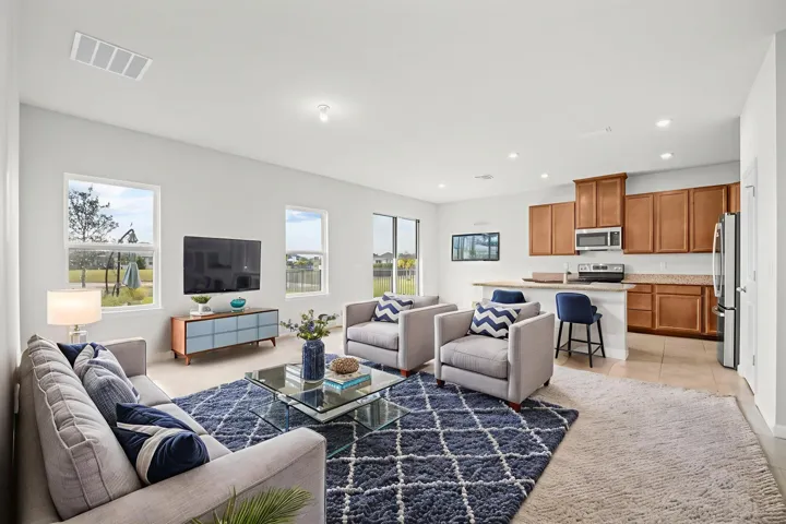 Living Room Staged