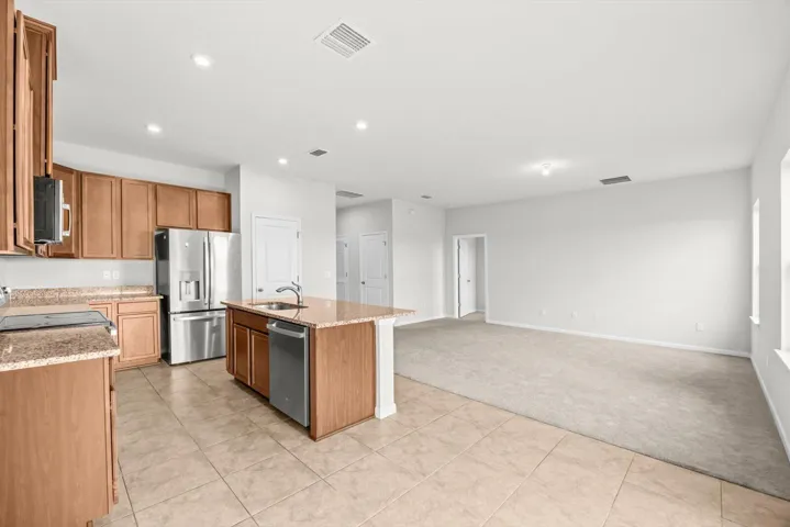 Kitchen and Living Room