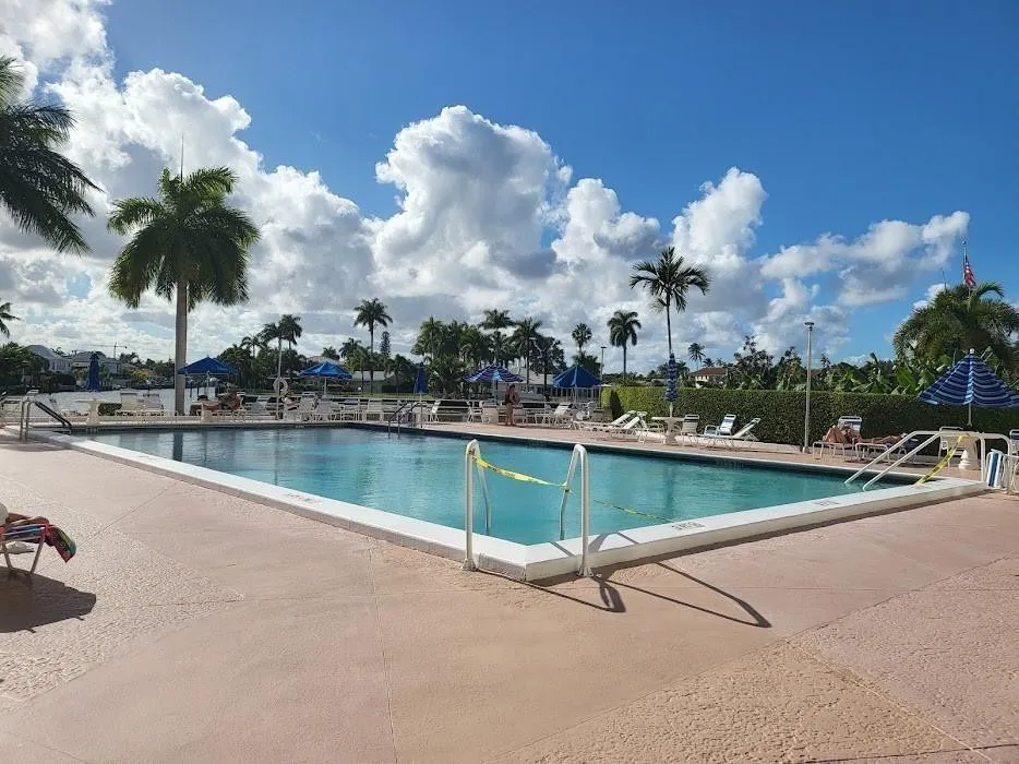 heated pool by the Intracoastal