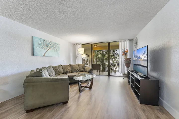 Living room with Balcony access