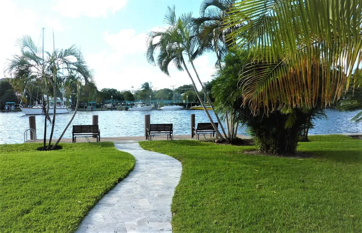 Walkway to dock