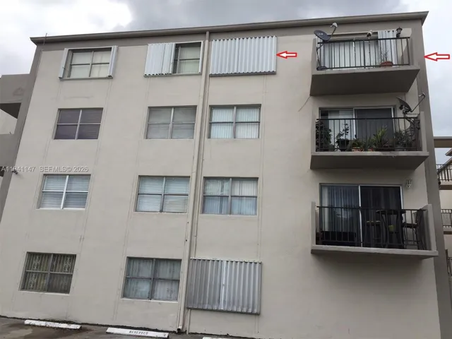 Living and bedroom hurricane shutters