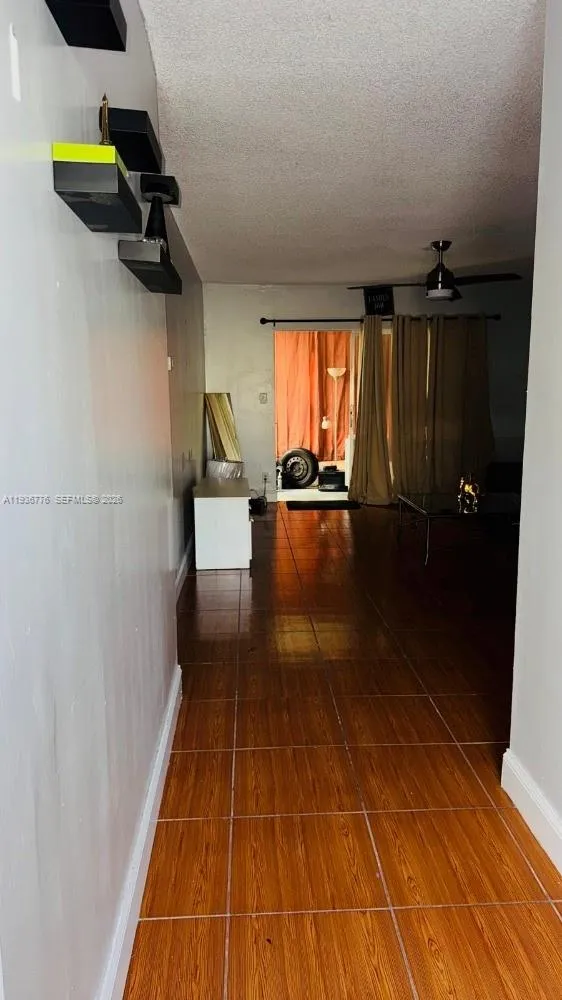 From the entrance to the living room.