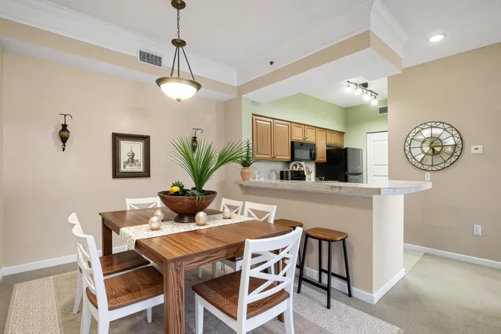 Dining Area staged