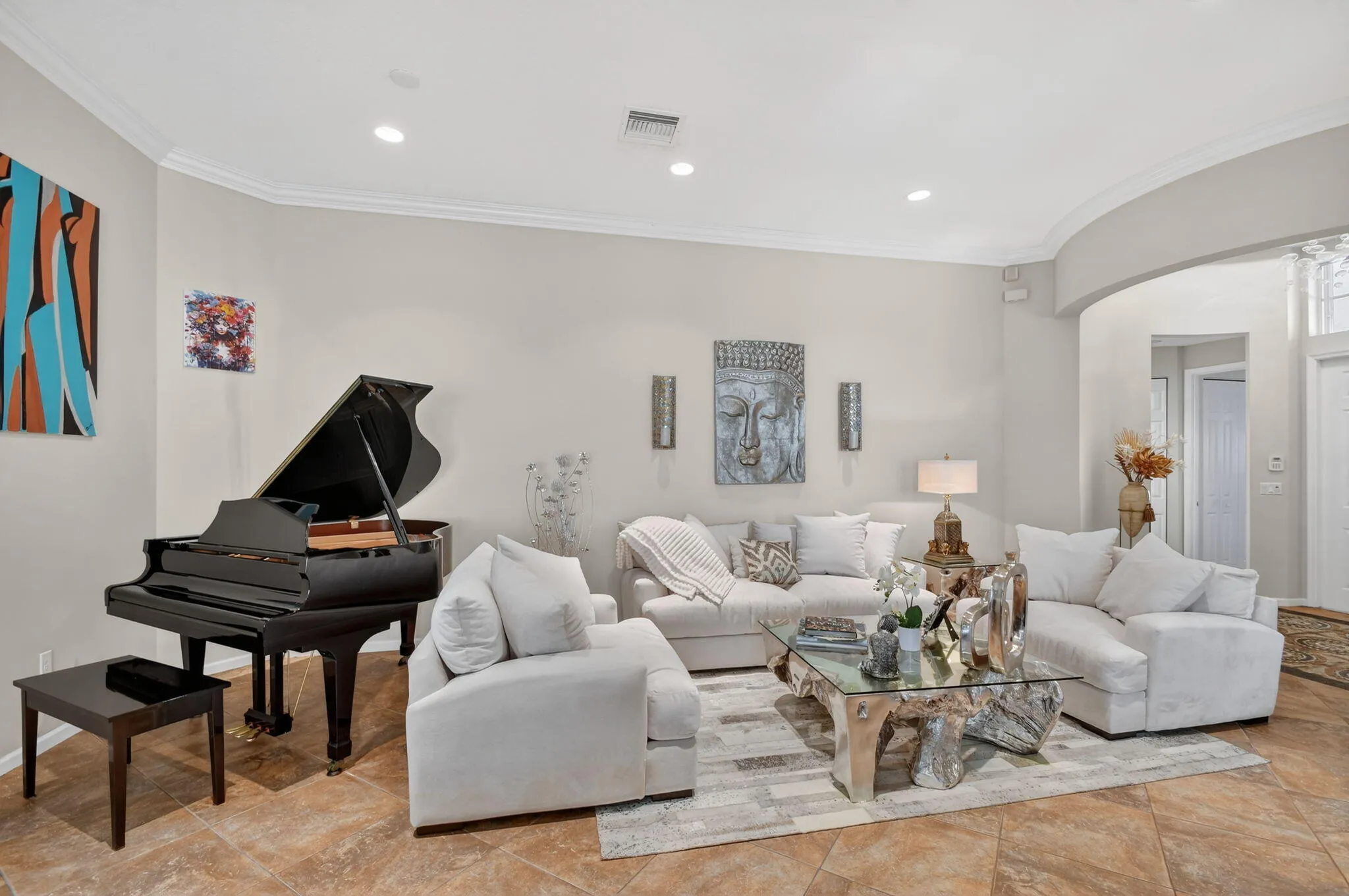 This 2364 SF Home has multipe spaces to entertain in