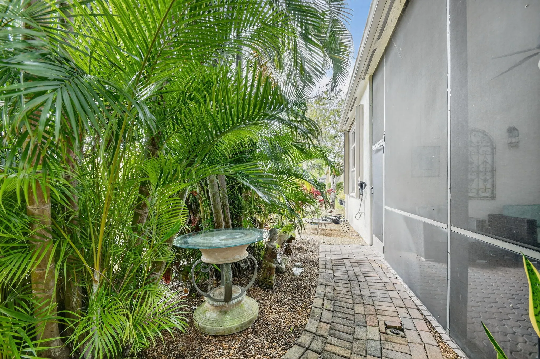 Walkway in rear