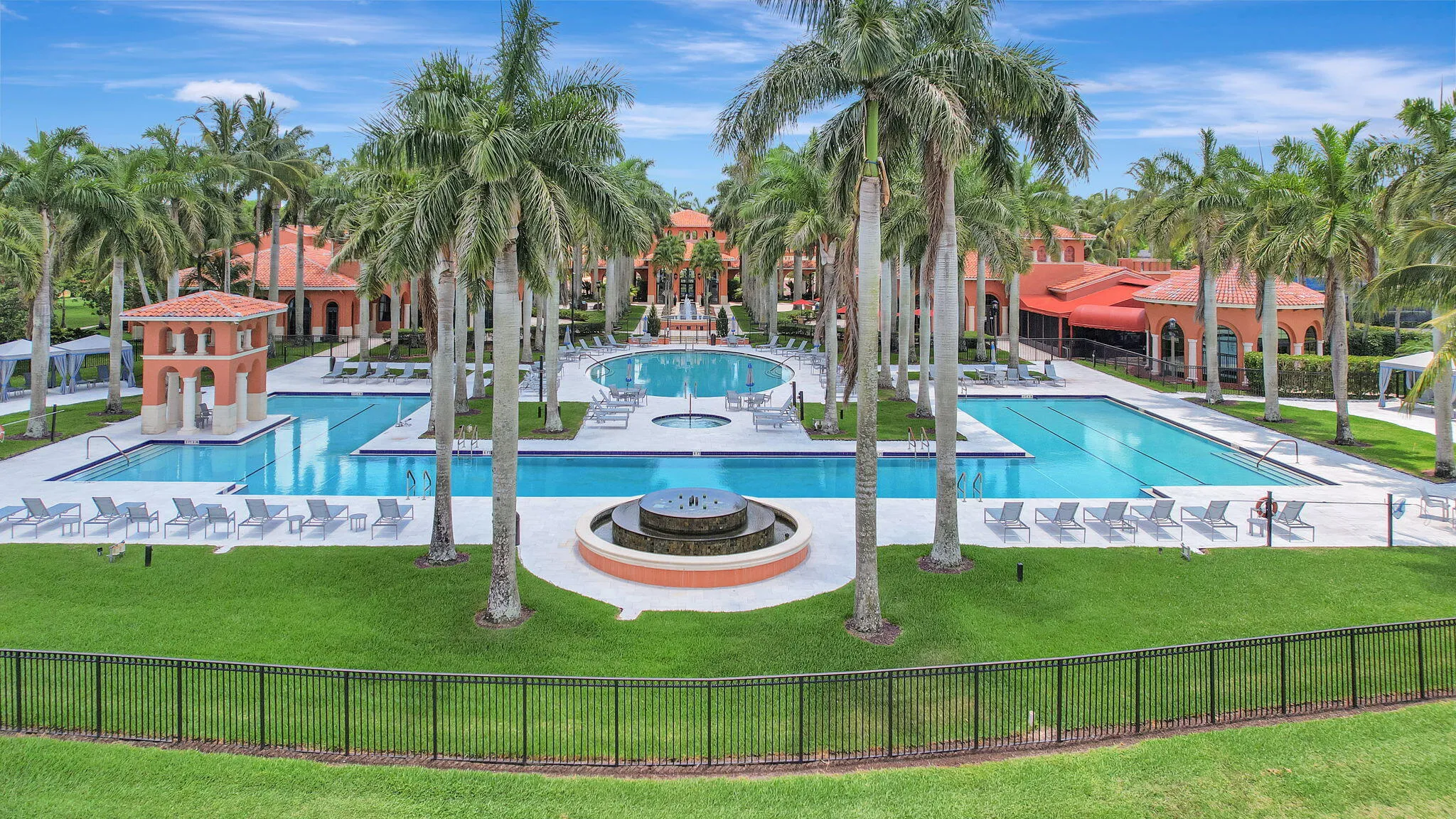 Come out to the Pool and Spa area for a dip, a lap swim, just relax under the cabanas or soak in the hot tub spa.