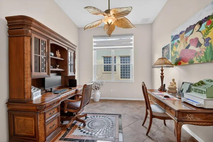 Flexible Space can be office/den/wellness room/music room/and more!