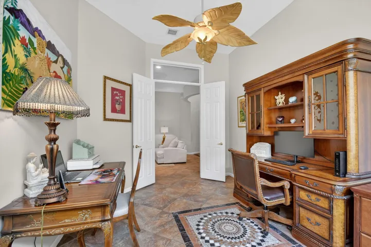 Note the beautiful mosaic patterned tile design