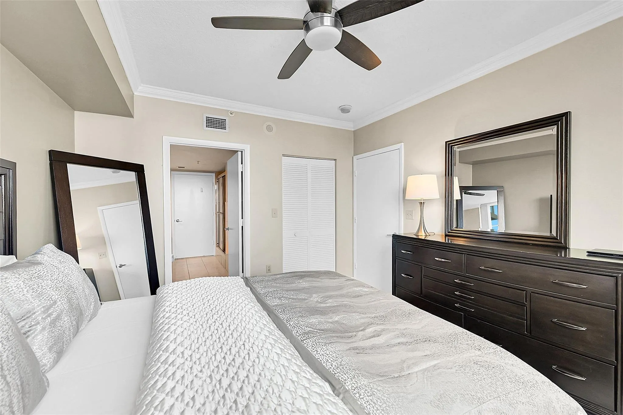 Over sized primary bedroom.