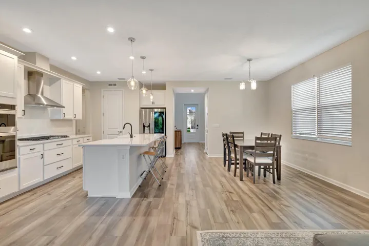 Open Dining-Kitchen Area