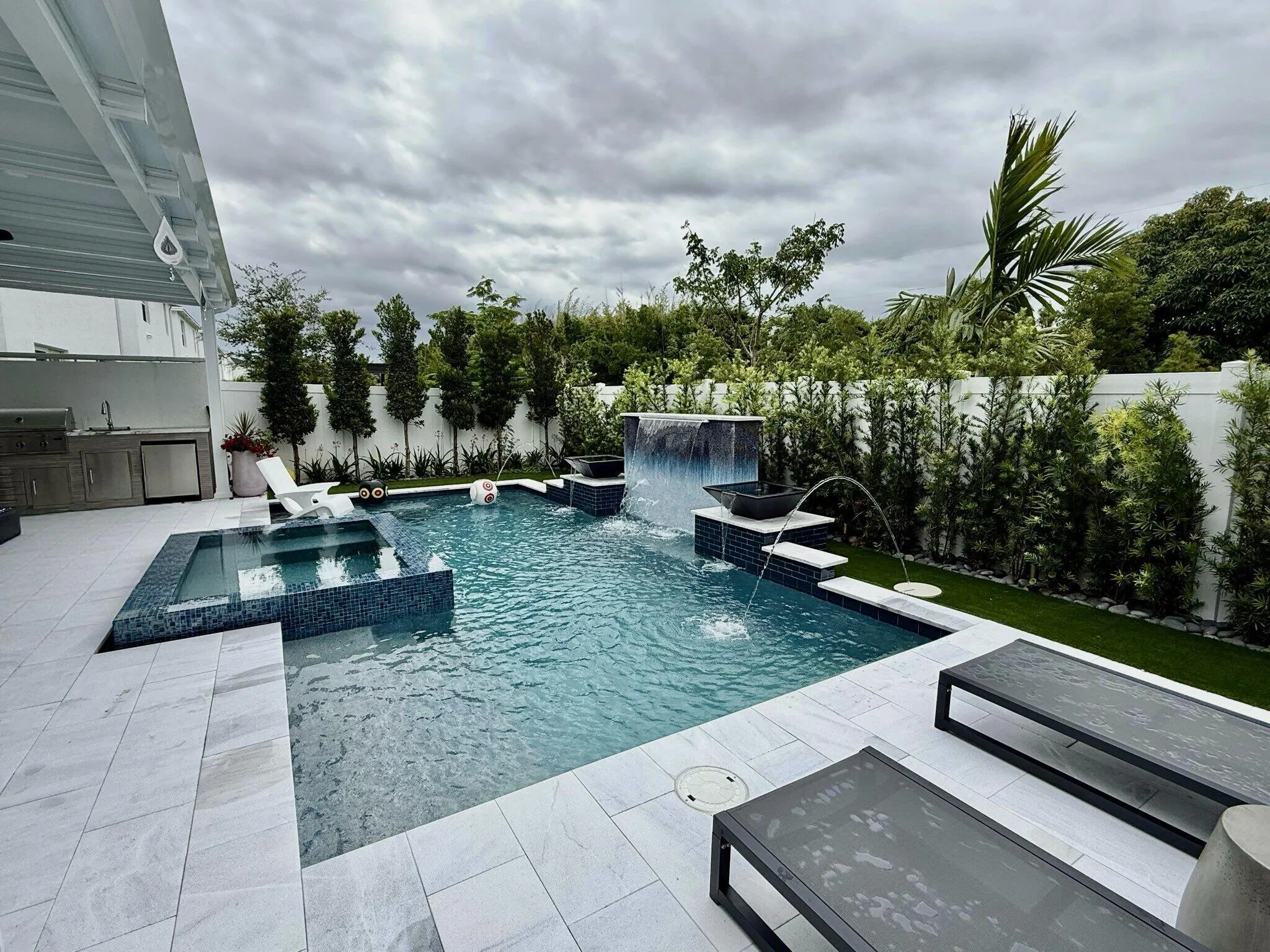Pool in neighborhood