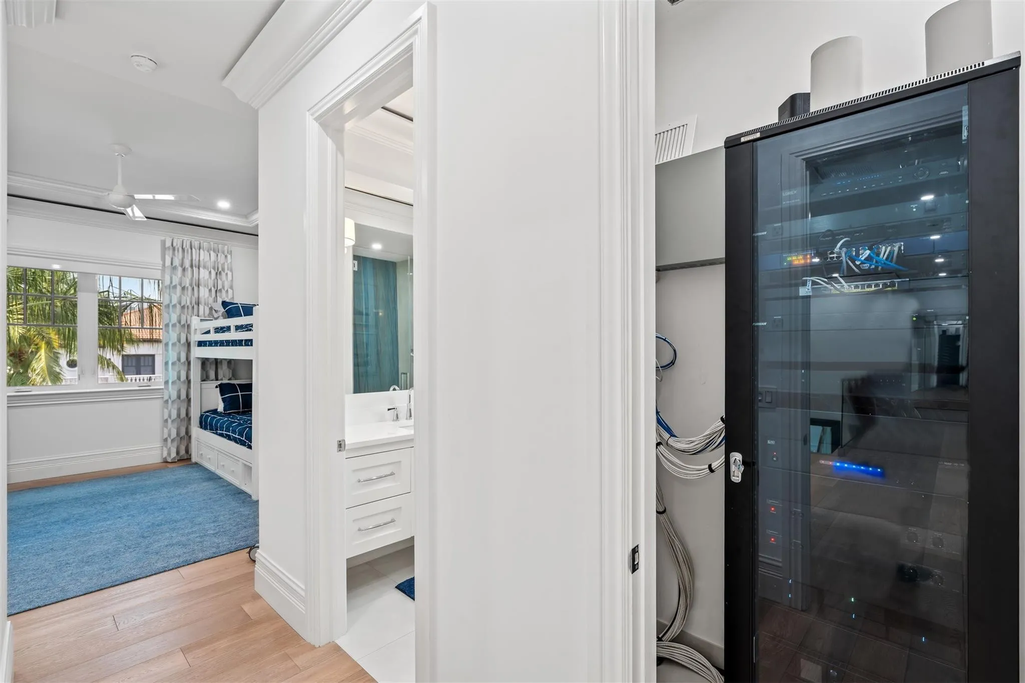 Discreteley placed home automation system.