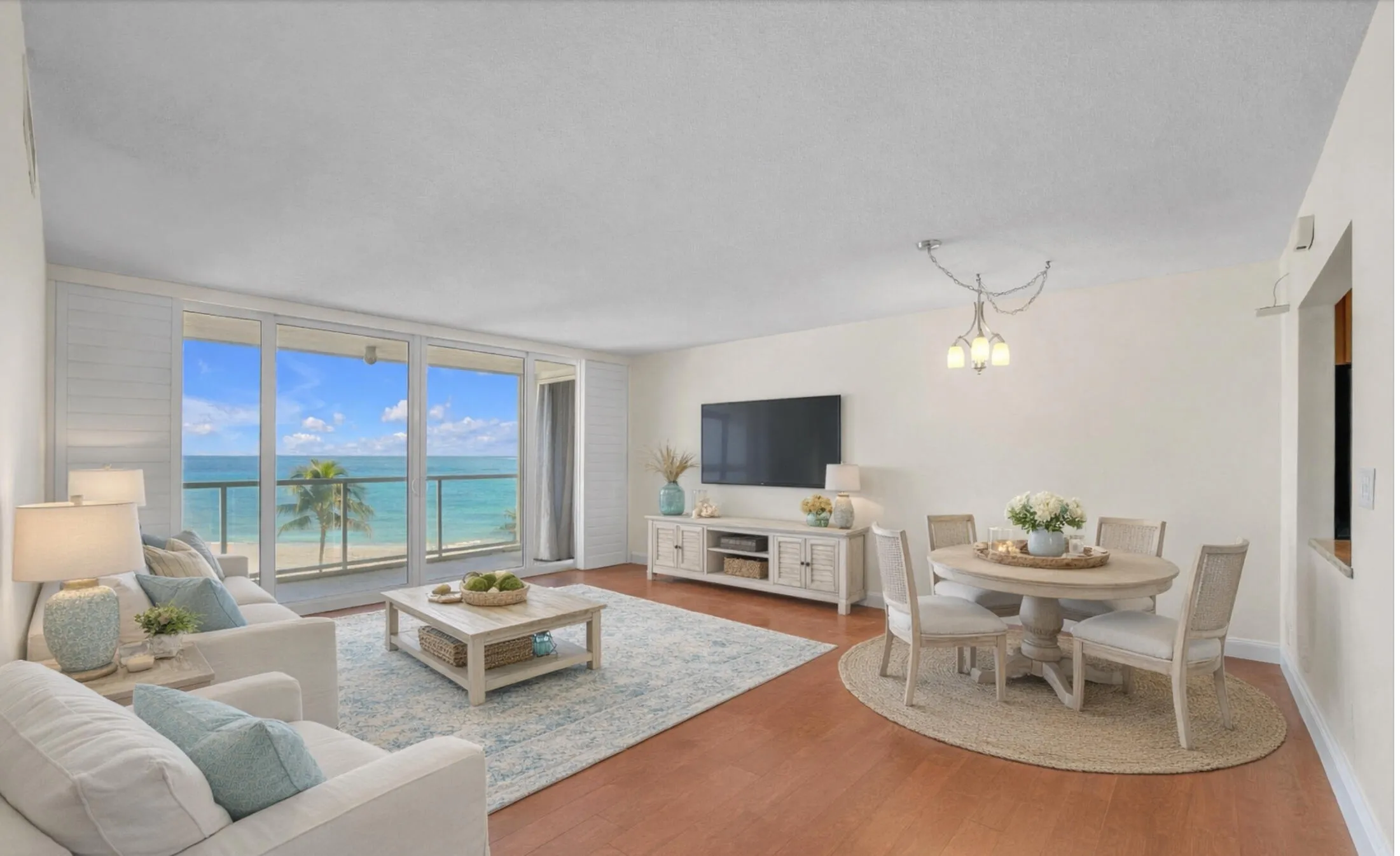 Virtually Staged Living Room