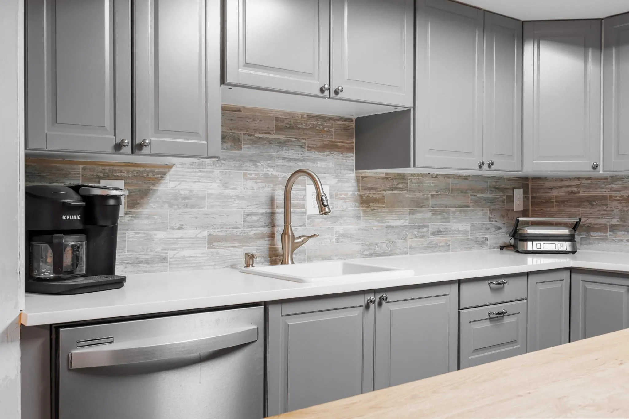 Gorgeous cabinetry in the kitchen