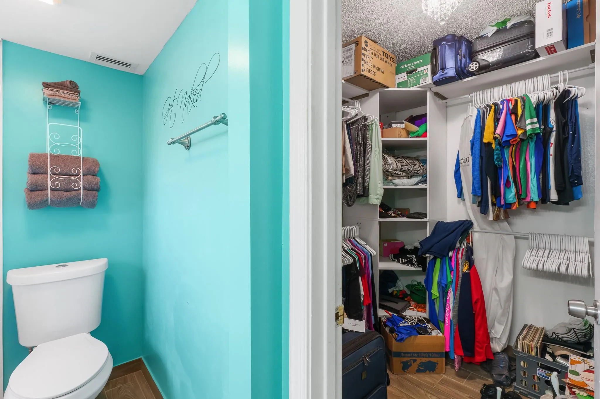 Large walk-in closet