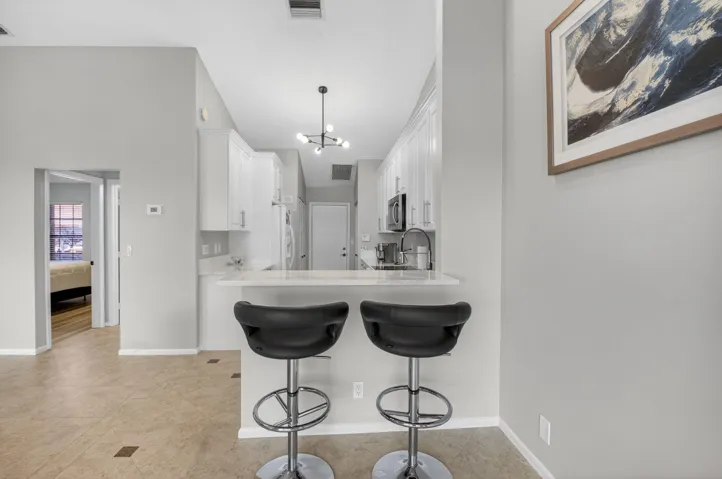 bar stool area