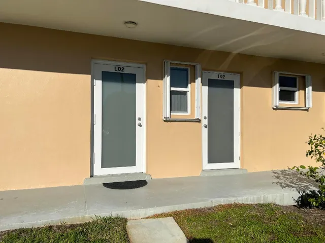 New doors, front