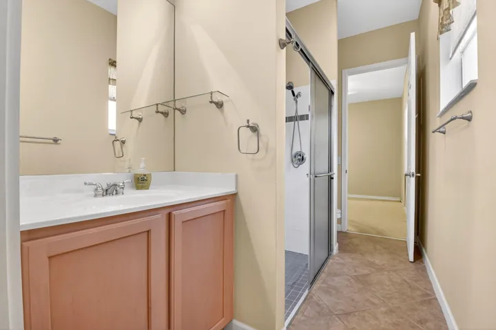 Jack and Jill Bathroom adjoins Bedroom #2 and Bedroom #3