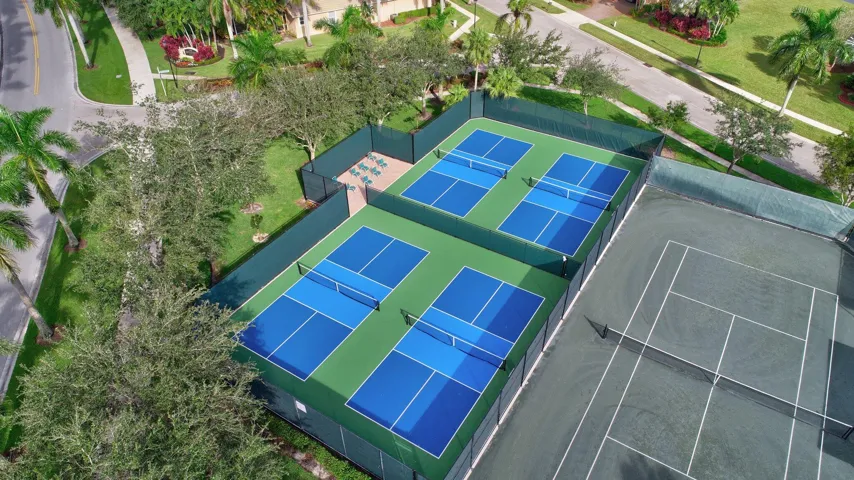 Aerial_Pickle Ball_Tennis