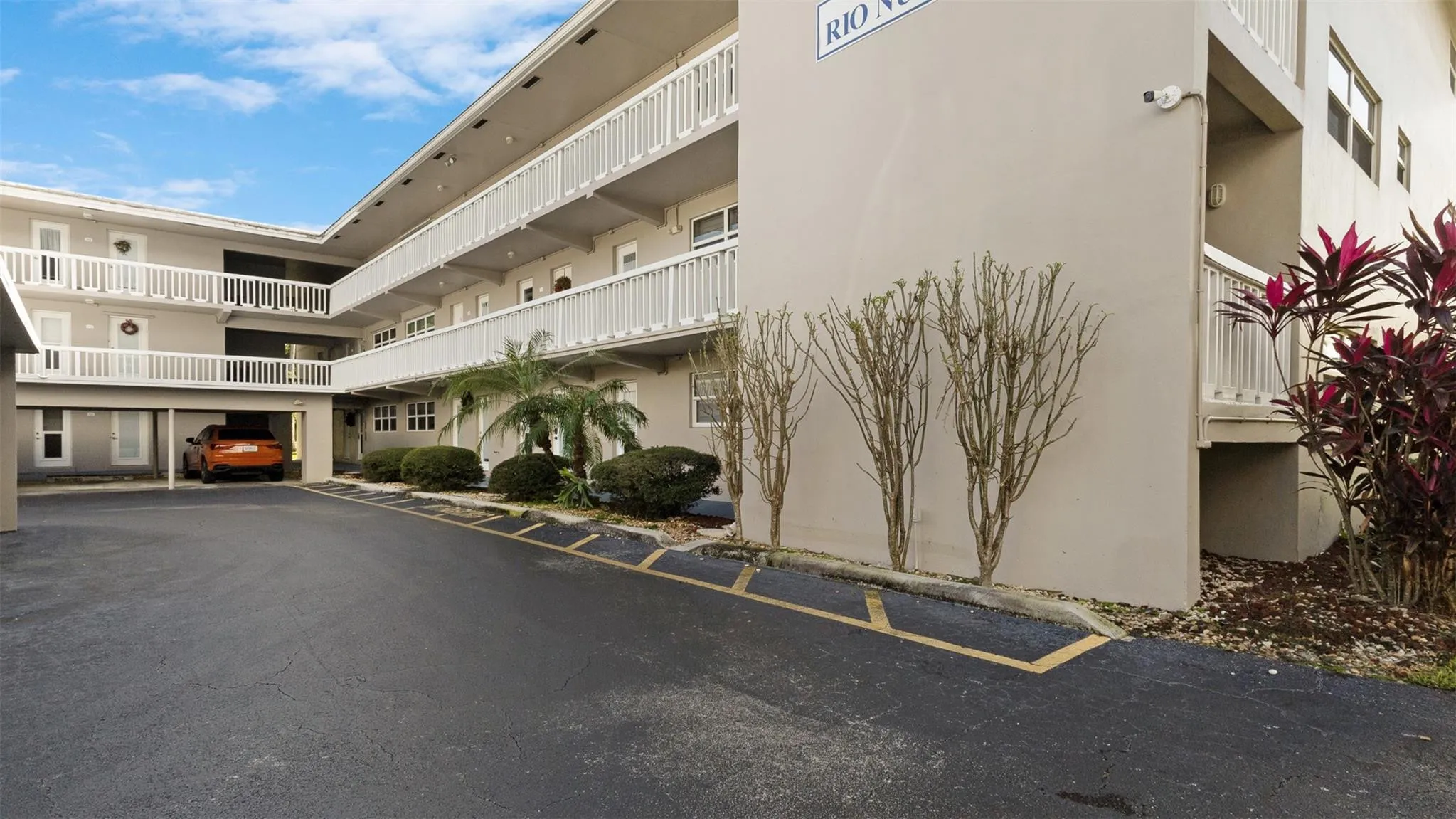 Front of building