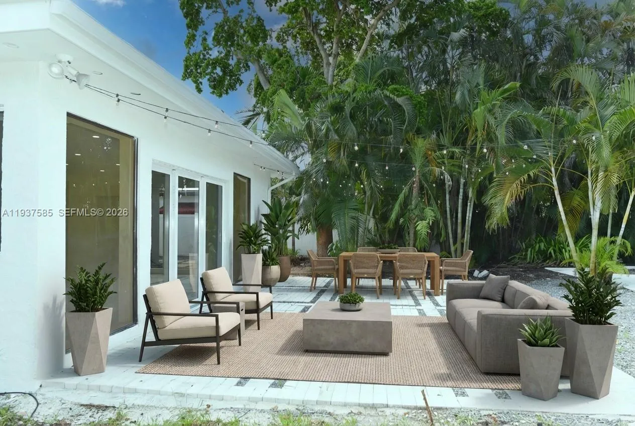 Patio Virtually Staged