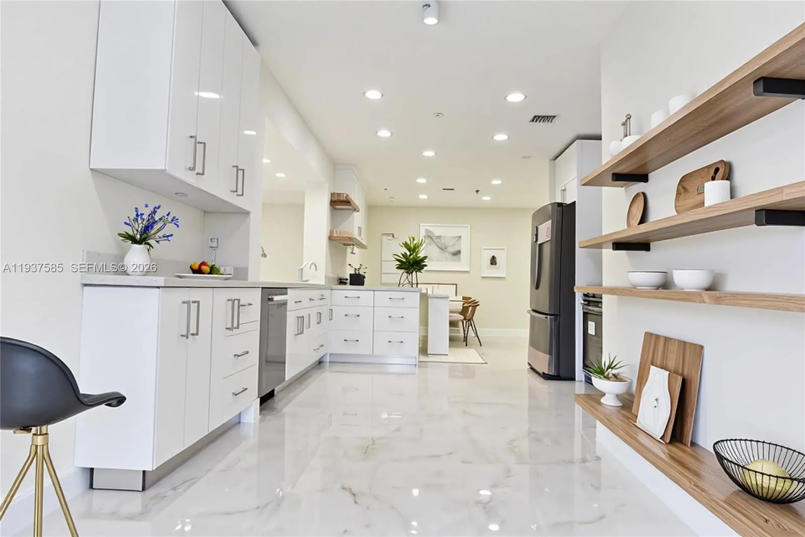 Kitchen Virtually staged