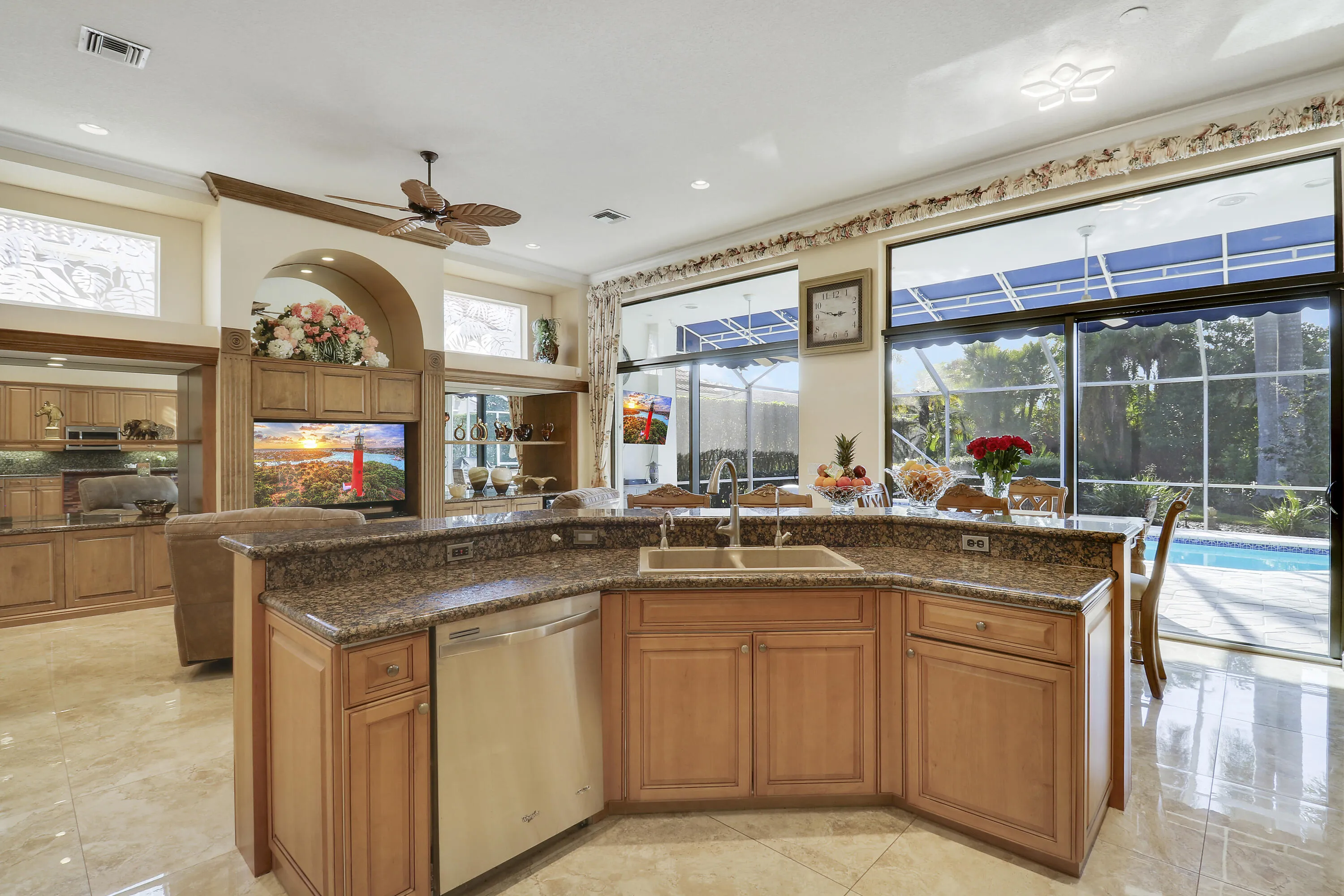 Kitchen Island with Sink