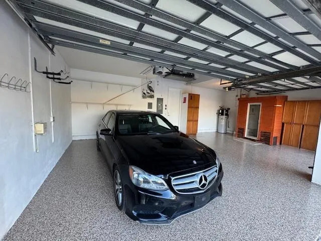 Garage with Epoxy Flooring