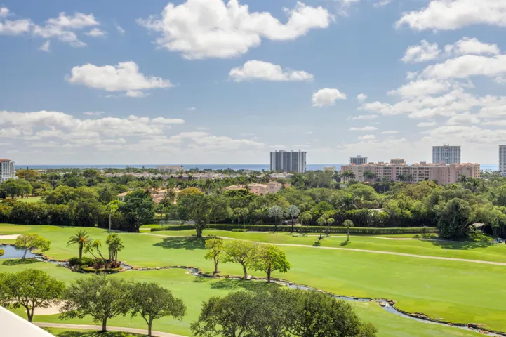 BALCONY VIEW TO GOLF AND OCEAN