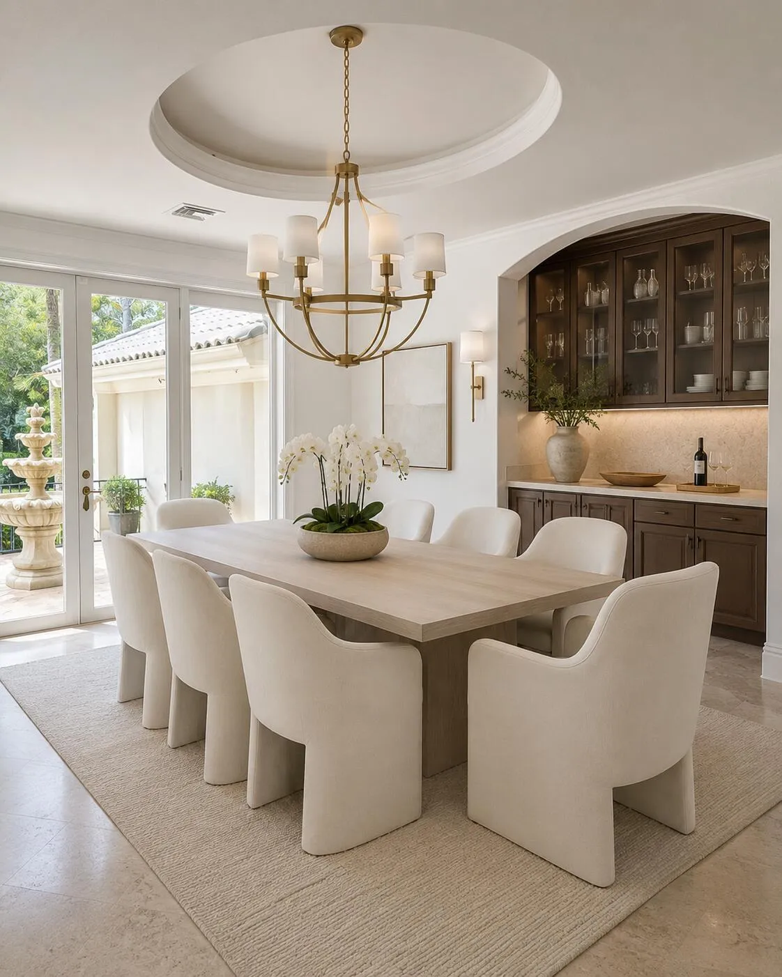 Virtually Staged Dining Room
