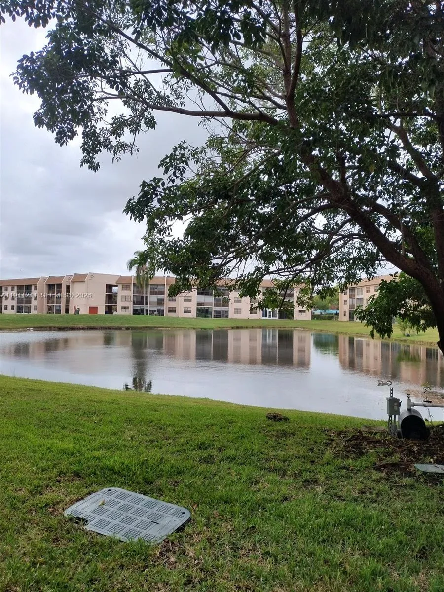 lake in back of condo