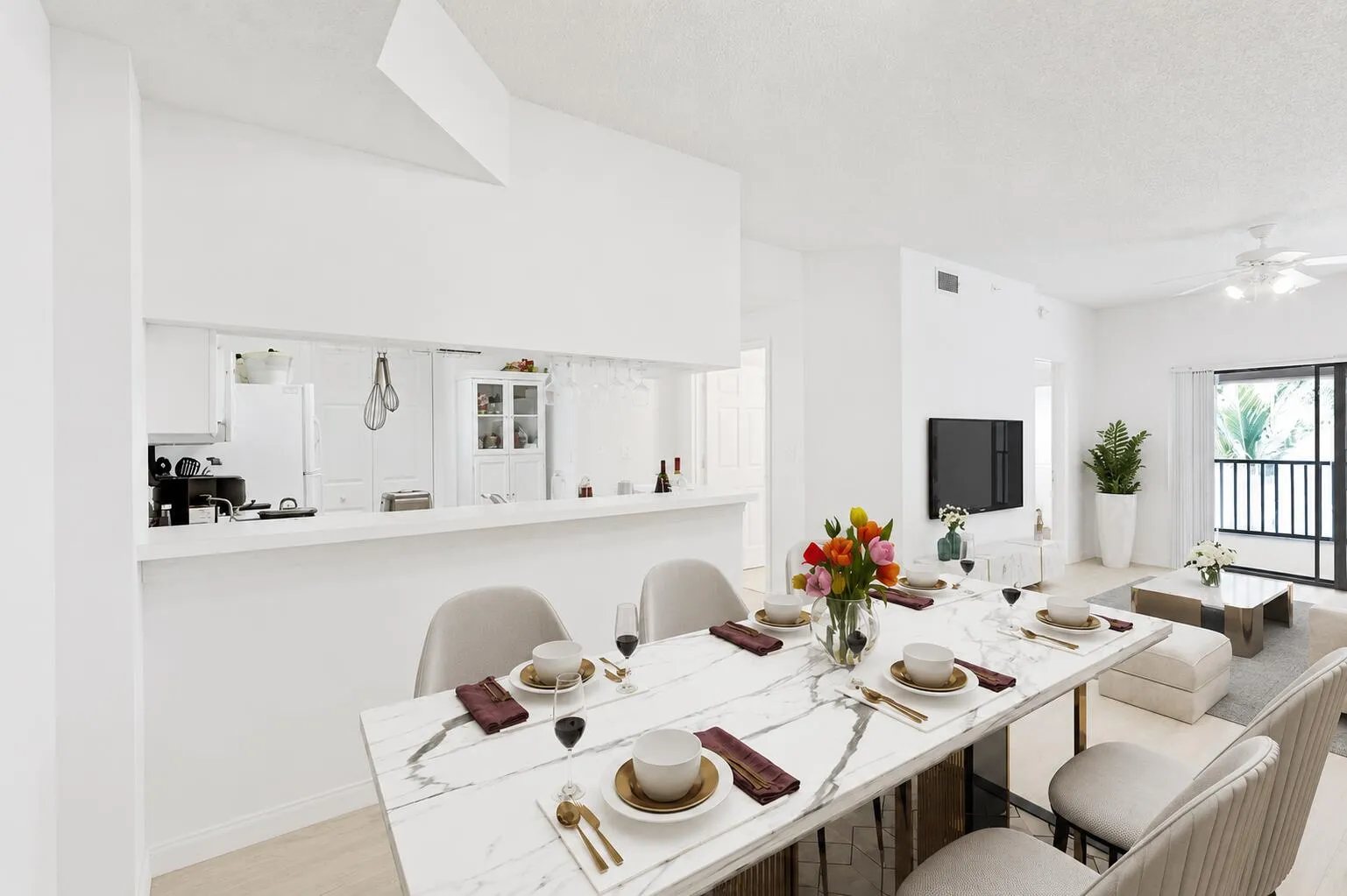 dining area-staged