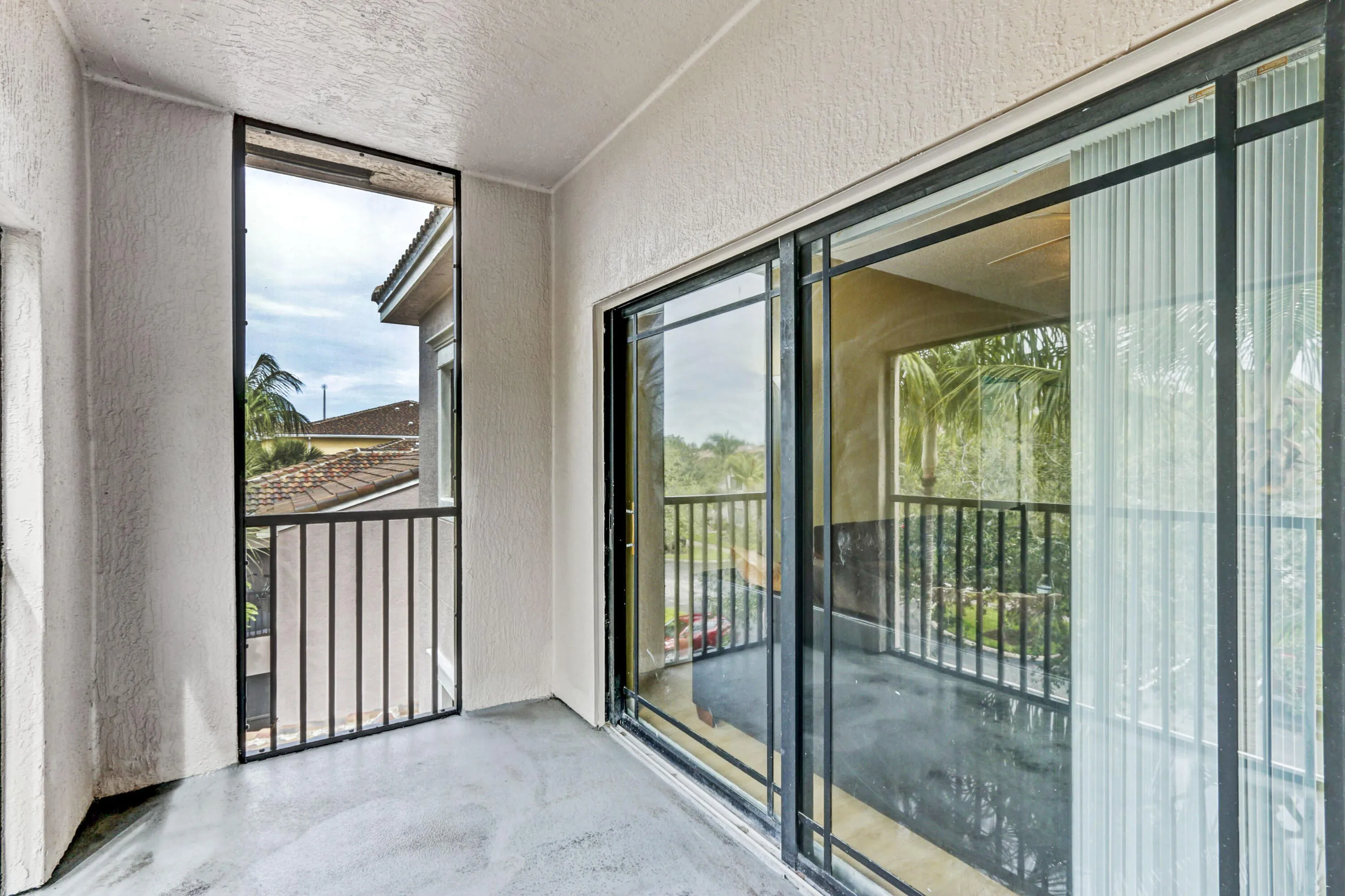 covered balcony