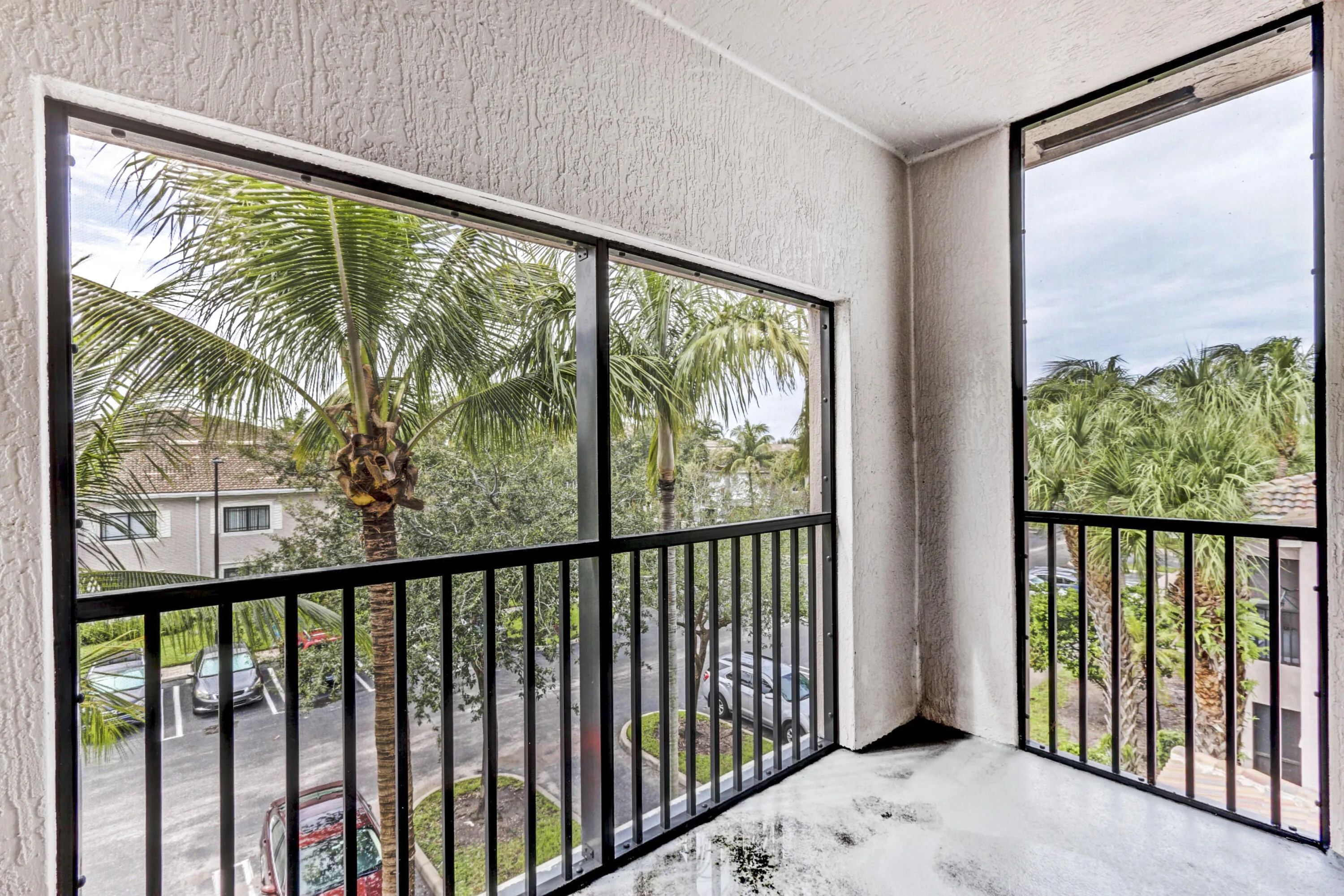 covered balcony