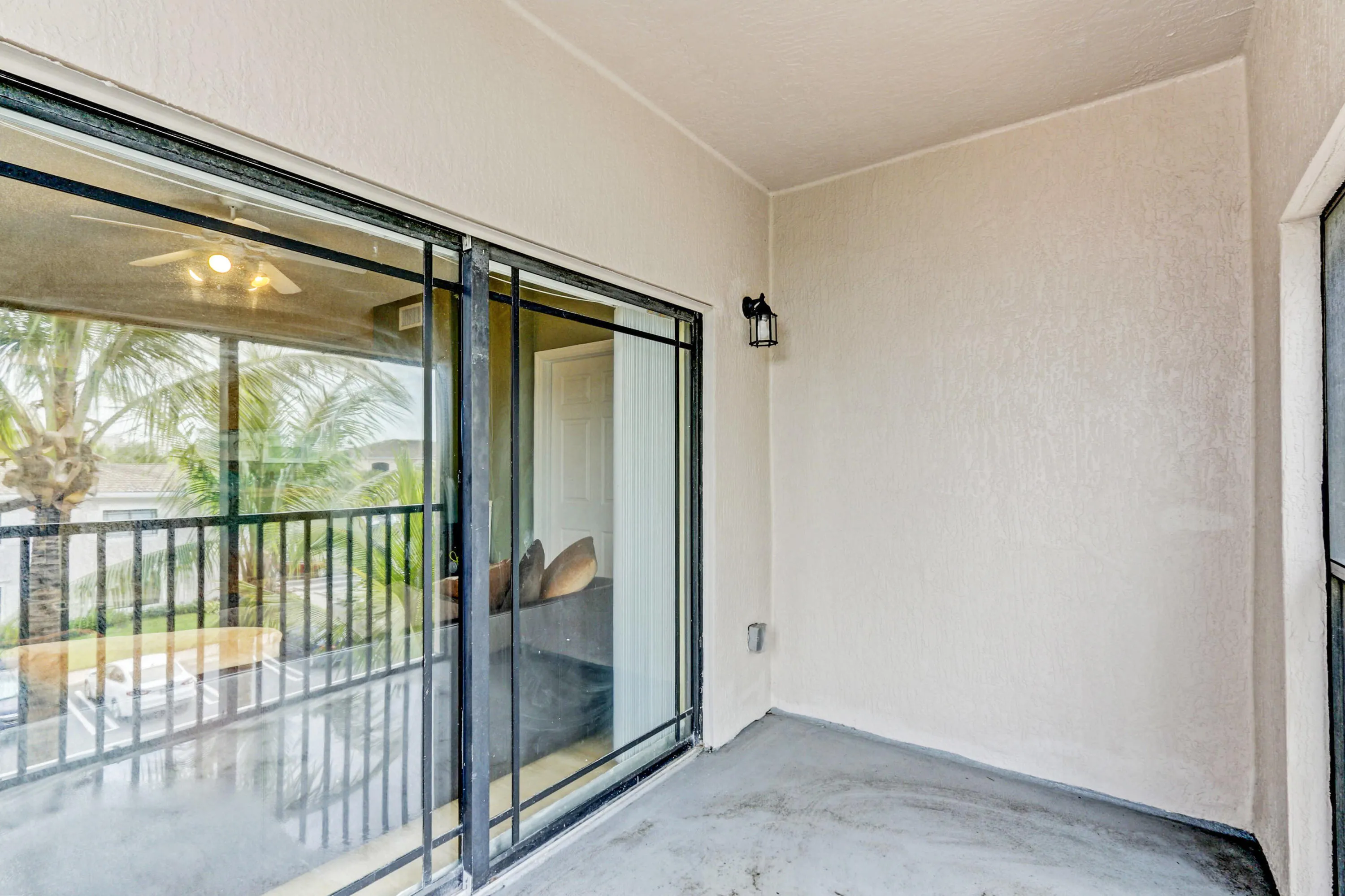 covered balcony