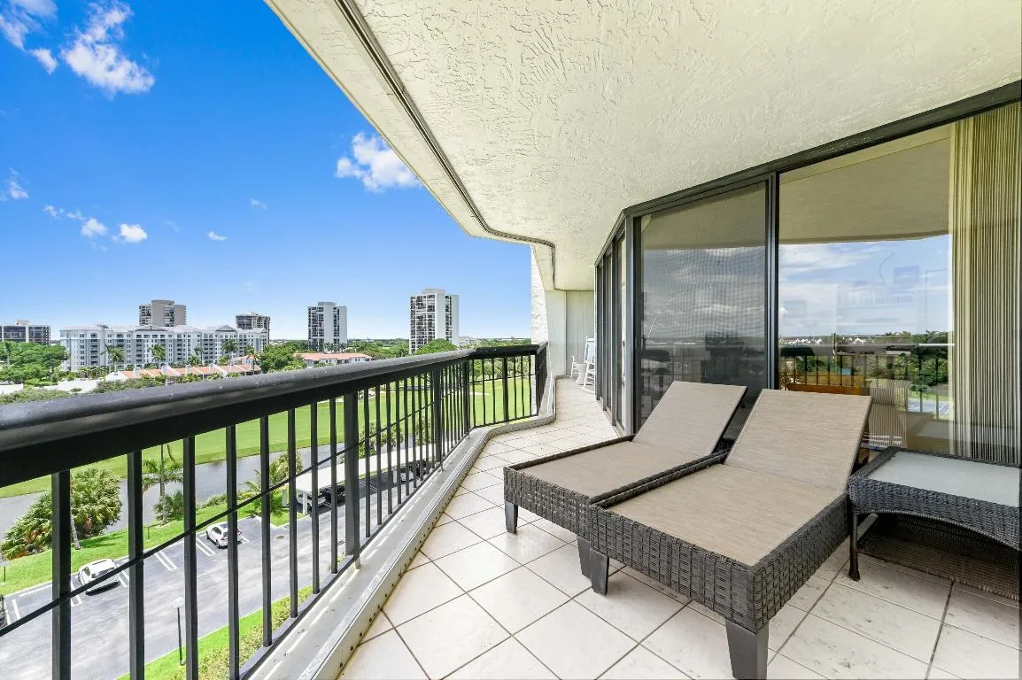 LOUNGING ON THE BALCONY