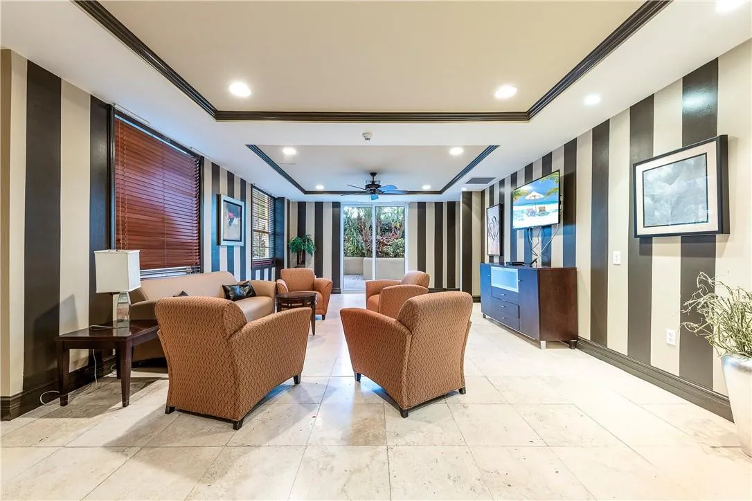 Community room to relax or watch a movie with family & friends!