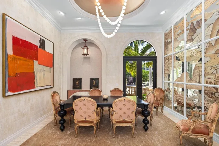 Formal dining area