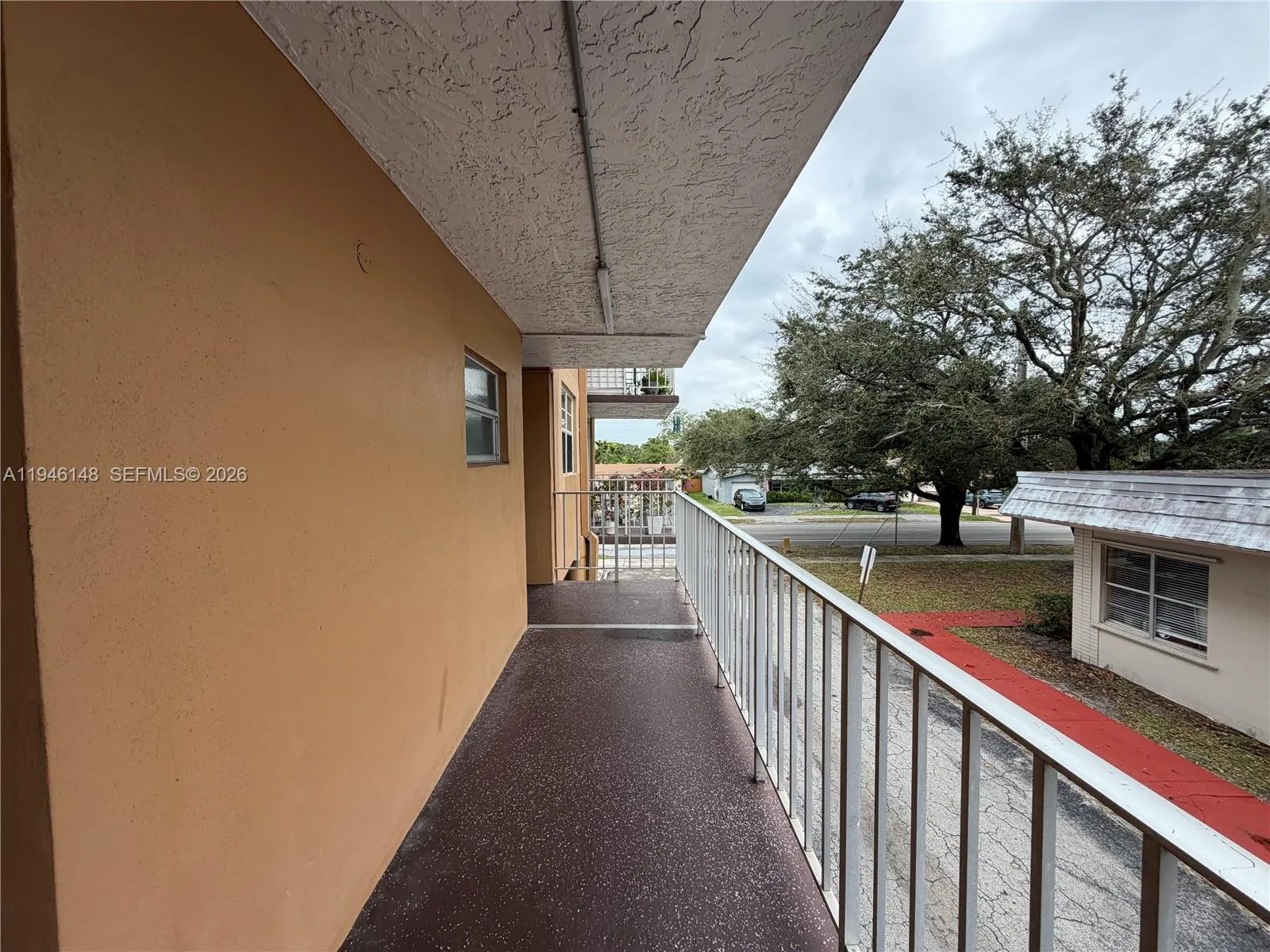 Hallway view to the north