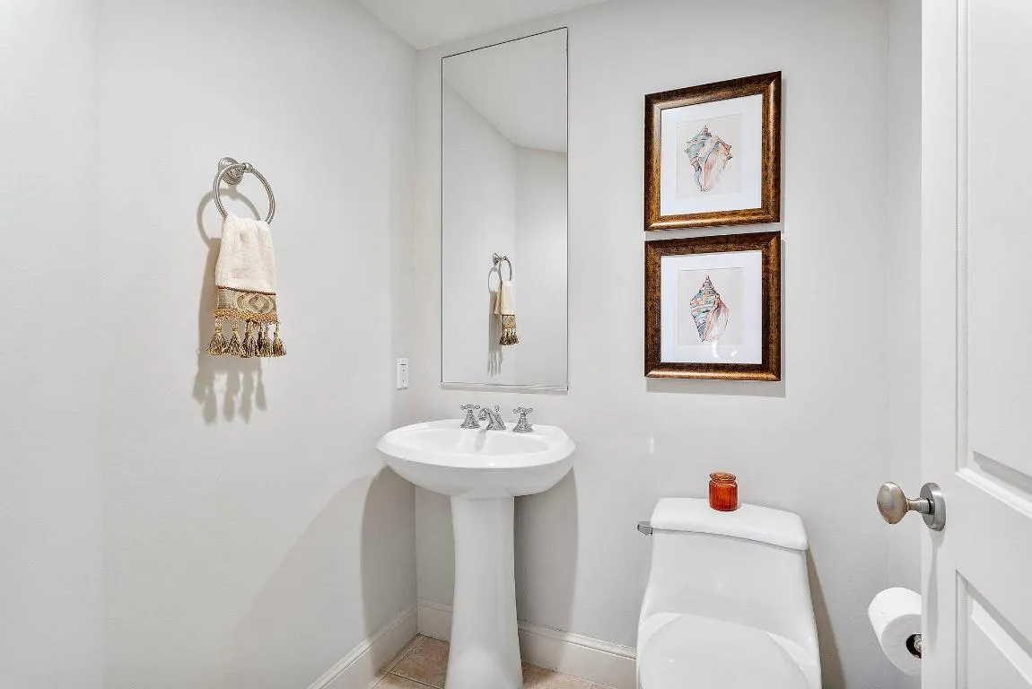 beautiful guest bath