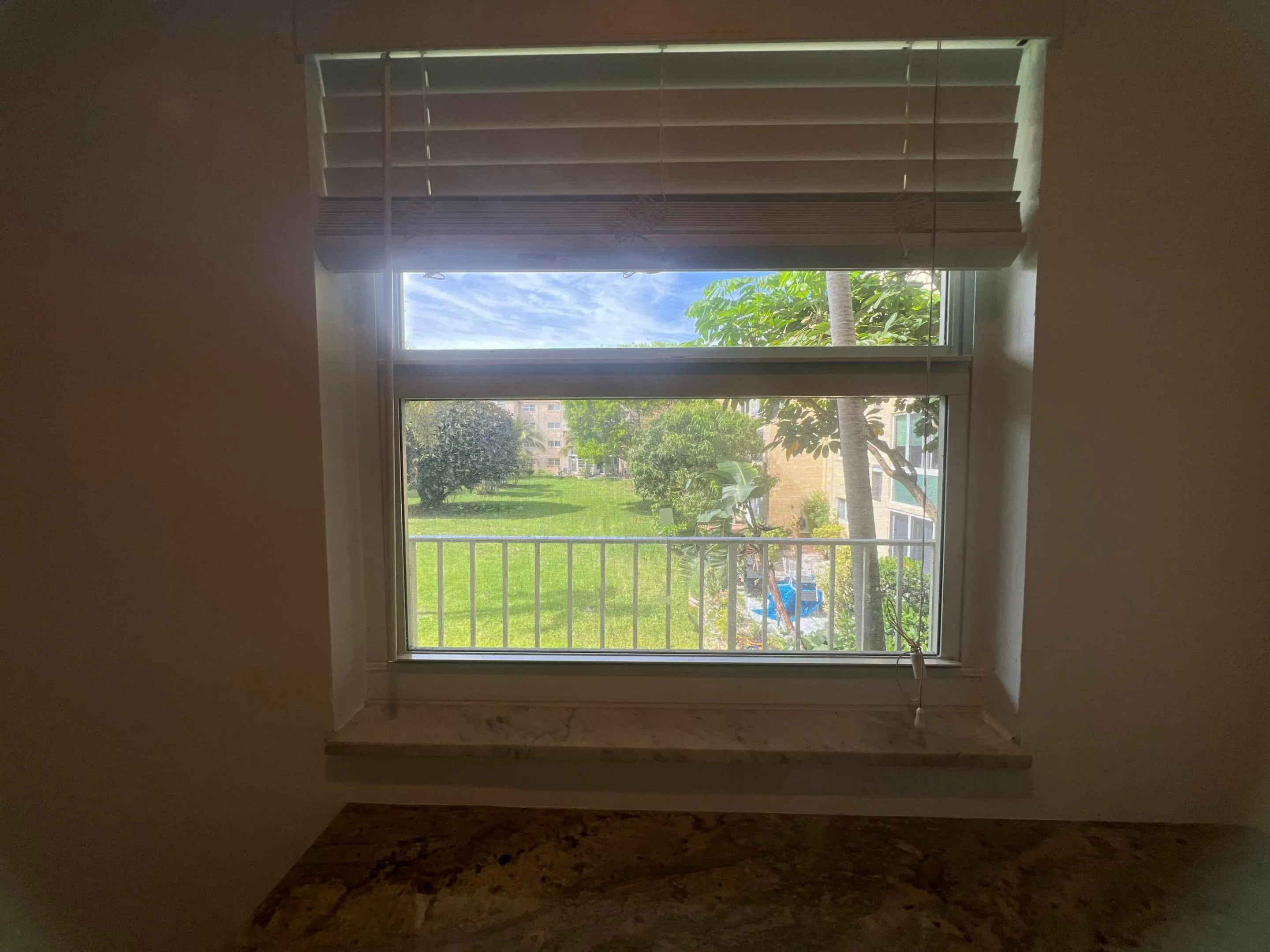view from the kitchen