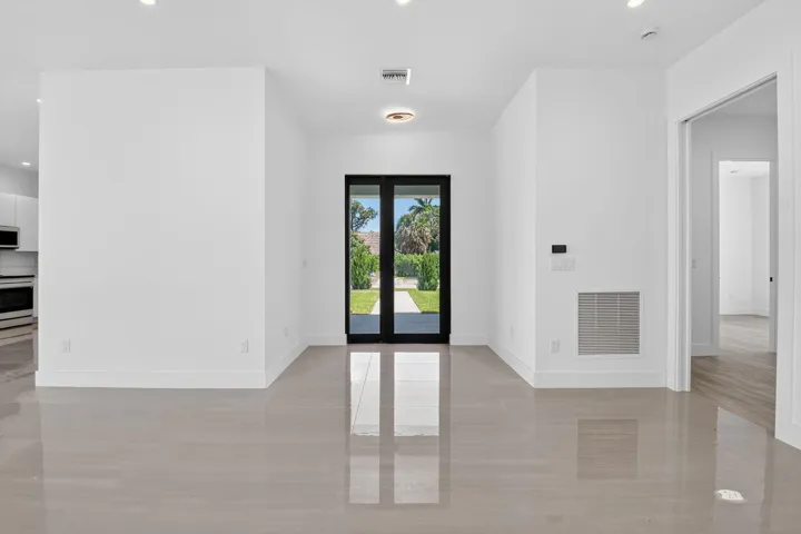 Front door from inside